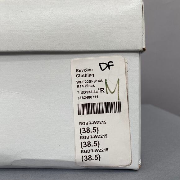 Rag & Bone Logan Platform Sandals Black Size 38.5 Y2K 90s Chunky - Picture 4 of 12